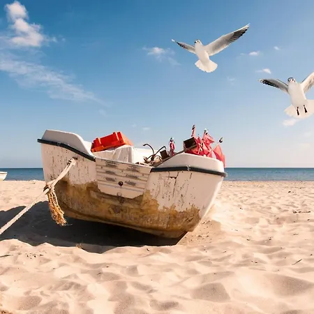 Strandhaus Ruegen - Meerblick, Sauna, Kamin & Whirlpool Prázdninový dům