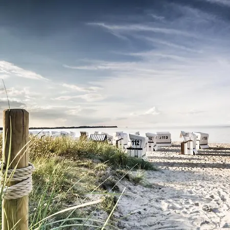 Prázdninový dům Strandhaus Ruegen - Meerblick, Sauna, Kamin & Whirlpool