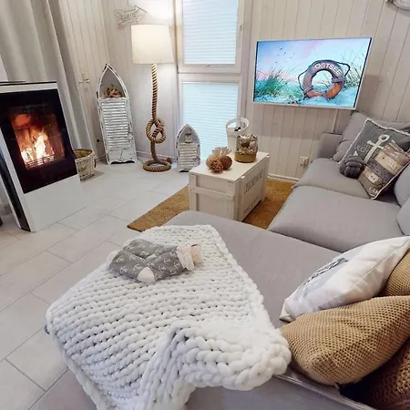 Strandhaus Ruegen - Meerblick, Sauna, Kamin & Whirlpool Prázdninový dům Baabe