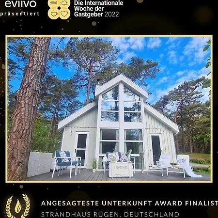 Strandhaus Ruegen - Meerblick, Sauna, Kamin & Whirlpool 別荘