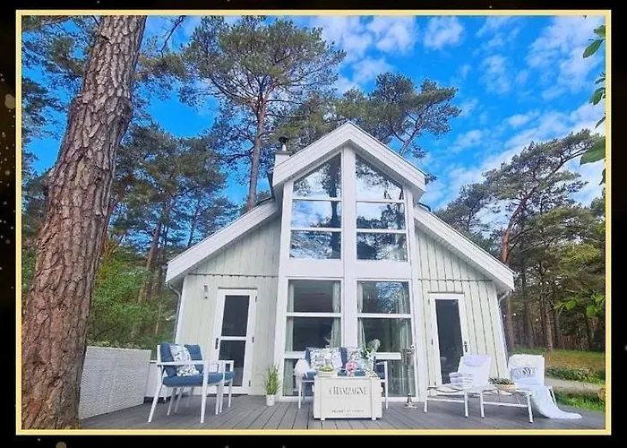 Strandhaus Ruegen - Meerblick, Sauna, Kamin & Whirlpool Tatil Evi