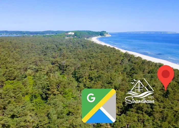 Strandhaus Ruegen - Meerblick, Sauna, Kamin & Whirlpool Tatil Evi *